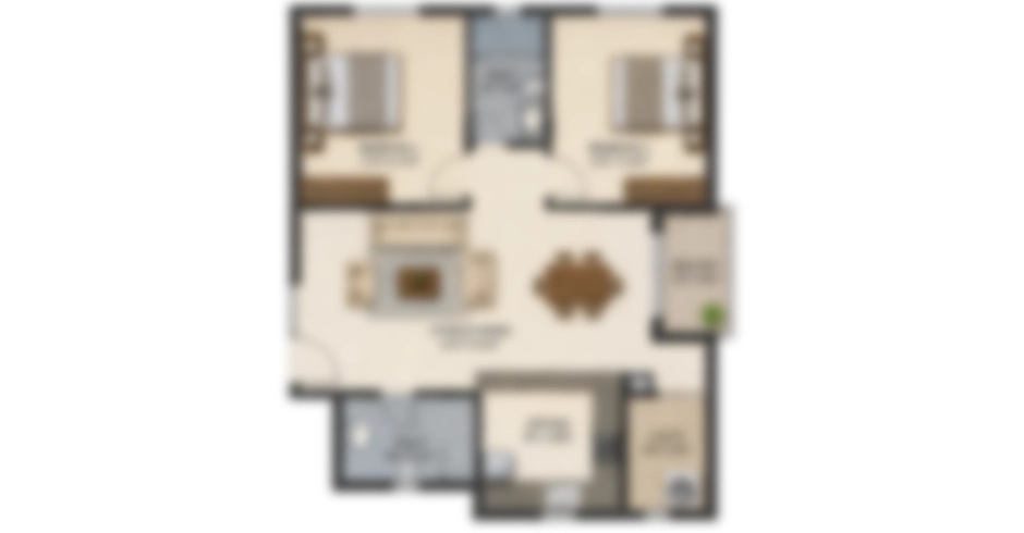 House Of Hiranandani Borivali 4 BHK Floor Plan